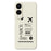 For Samsung Galaxy S25 Edge Case Boarding Ticket Pattern Printing Straight Edge TPU Phone Back Cover - Beige - 1