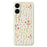 For Samsung Galaxy S25 Edge Case Flowers and Grass Pattern Printing Straight Edge TPU Phone Back Cover - Beige - 1