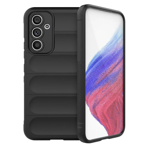 AMORUS For Samsung Galaxy S24 Case Shockproof Soft TPU Rugged Phone Back Cover - Black - 1