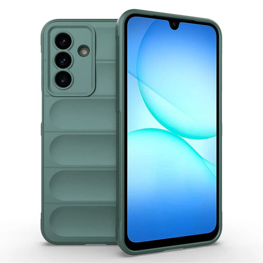 AMORUS For Samsung Galaxy A18 5G / A18 4G / A17 5G / A17 4G Case Shockproof Soft TPU Rugged Phone Back Cover - Green - 1