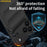 AMORUS For iPhone 18 Pro / 17 Pro Case Shockproof Soft TPU Rugged Phone Back Cover - Black - 3