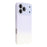 For iPhone 17 Pro Max Case Dual-Color Gradient TPU + Fiber Lining Phone Cover with Lens Protector - Purple Gradient - 1