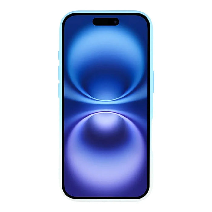 For iPhone 17 Case Dual-Color Gradient TPU + Fiber Lining Phone Cover with Lens Protector - Purple Gradient - 2