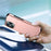 AMORUS For iPhone 12 Pro  /  12 Case with Sliding Card Holder PC TPU Phone Back Cover - Rose Gold - 3