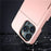 AMORUS For iPhone 12 Pro  /  12 Case with Sliding Card Holder PC TPU Phone Back Cover - Rose Gold - 6