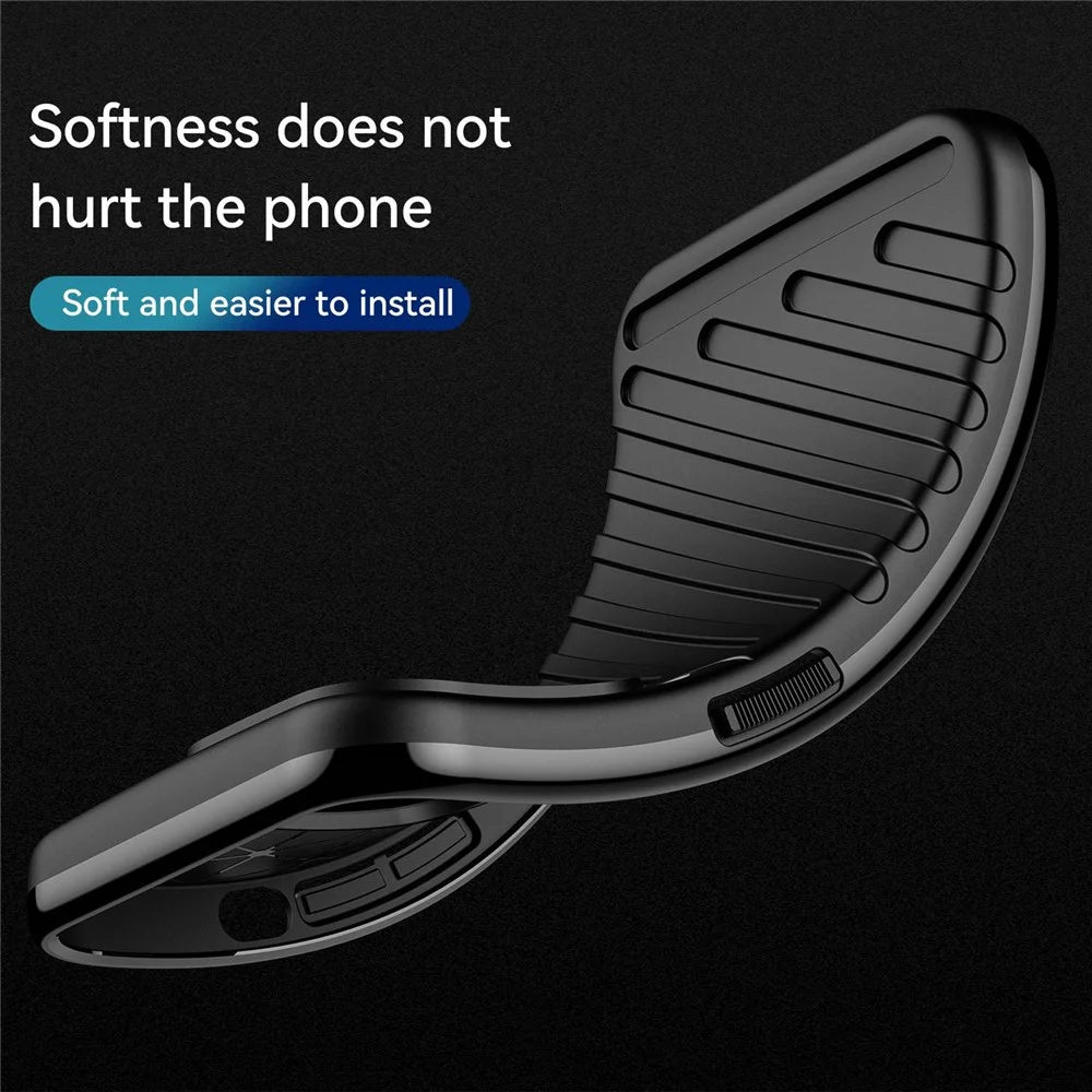 Thunder Series Twill Texture Phone Case for Samsung Galaxy S23 Shockproof Case Anti-Fingerprint Scratch Resistant Thickened TPU Cover - Black - 6