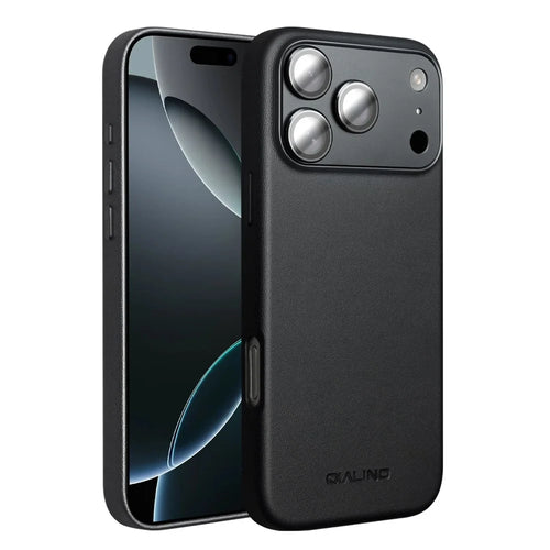 QIALINO For iPhone 17 Pro Max Case PC+Silicone Phone Cover Compatible with MagSafe - 1