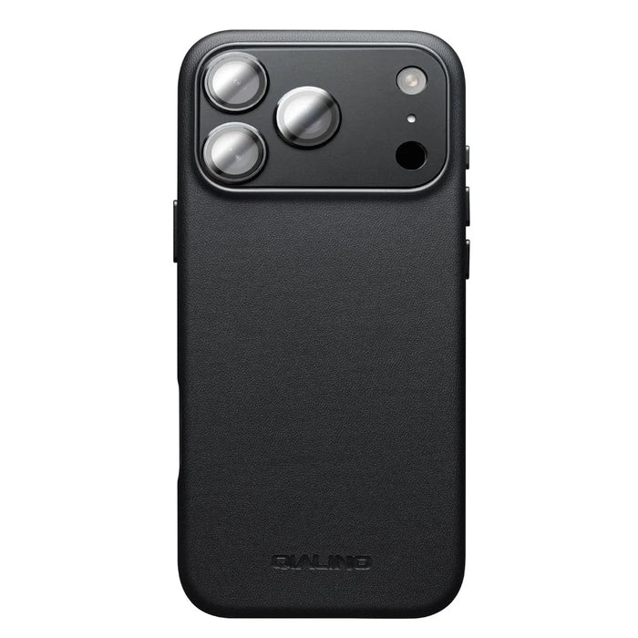 QIALINO For iPhone 17 Pro Case PC+Silicone Phone Cover Compatible with MagSafe - 4