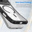 For iPhone 17 Pro Max Case Compatible with MagSafe Carbon Fiber Textured Hybrid Phone Cover - Black - 2