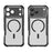 For iPhone 17 Pro Max Case Compatible with MagSafe Carbon Fiber Textured Hybrid Phone Cover - Black - 6