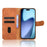 For iPhone Air Leather Case Skin Feel Anti Drop Wallet Flip Phone Cover - Brown - 3