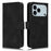 For iPhone 18 Pro Max / 17 Pro Max Leather Case Skin Feel Anti Drop Wallet Flip Phone Cover - Black - 1
