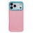 For iPhone 18 Pro / 17 Pro TPU Case Contrast Color Lens Frame Shockproof Phone Back Cover - Pink - 1