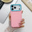 For iPhone 18 Pro / 17 Pro TPU Case Contrast Color Lens Frame Shockproof Phone Back Cover - Pink - 2