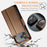 CASEME For iPhone 18 Pro Max / 17 Pro Max Case  023 Series RFID Blocking Leather Wallet Stand Phone Cover - Brown - 6