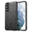 For Samsung Galaxy S23+ Cell Phone Case Rugged Square Grid Texture Drop-proof TPU Back Cover - Black - 1