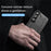 For Samsung Galaxy S23+ Cell Phone Case Rugged Square Grid Texture Drop-proof TPU Back Cover - Black - 5