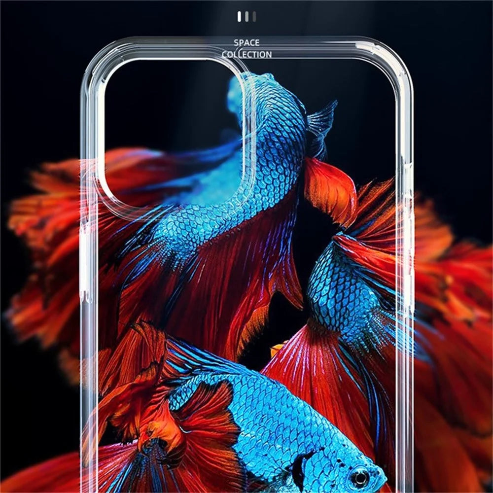 X-LEVEL For iPhone 13 Pro Clear Case PC + TPU Shockproof Phone Back Cover - 2
