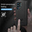 For Samsung Galaxy S23 Ultra Rugged Square Grid Texture Phone Case Anti-scratch Flexible TPU Protective Cover - Black - 3