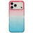 For iPhone 18 Pro / 17 Pro Case Transparent Glitter Dual Color PC + TPU Phone Cover - Pink / Sky Blue - 1