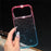 For iPhone 18 Pro / 17 Pro Case Transparent Glitter Dual Color PC + TPU Phone Cover - Pink / Sky Blue - 2