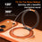 SULADA For iPhone 17 Pro Case Magnetic Case Anti-Fingerprints Matte TPU + PC Phone Cover with Kickstand - Orange - 5