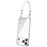 SULADA For iPhone 17 Pro Max Case Electroplating Ultra Clear Soft TPU Phone Cover with PU Wrist Strap - Silver - 1