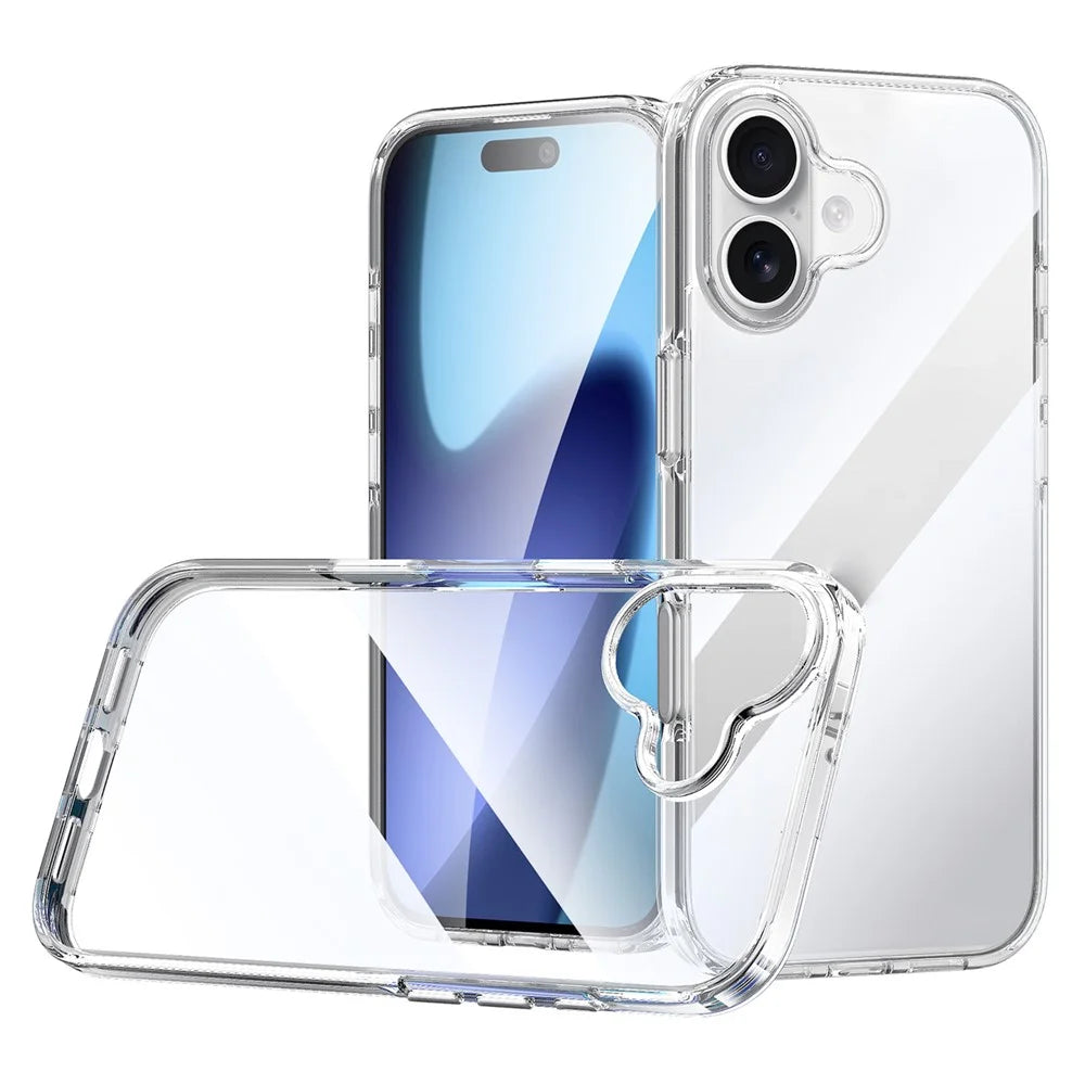SULADA For iPhone 17 Crystal Clear Case TPU + PC Protective Phone Cover - 1