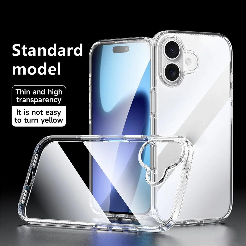 SULADA For iPhone 17 Crystal Clear Case TPU + PC Protective Phone Cover - 2