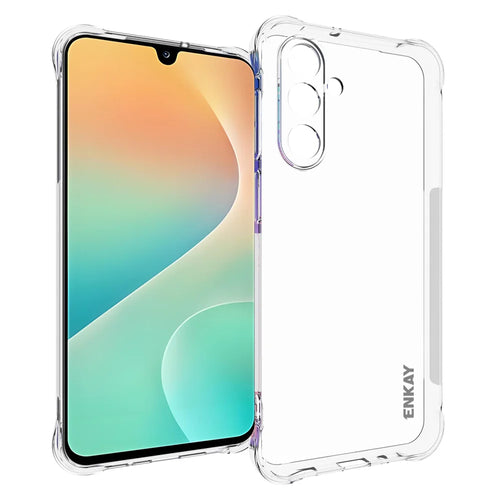 ENKAY HAT PRINCE For Samsung Galaxy M36 5G Clear Phone Case   Shockproof Anti-slip TPU Cover - Transparent - 1