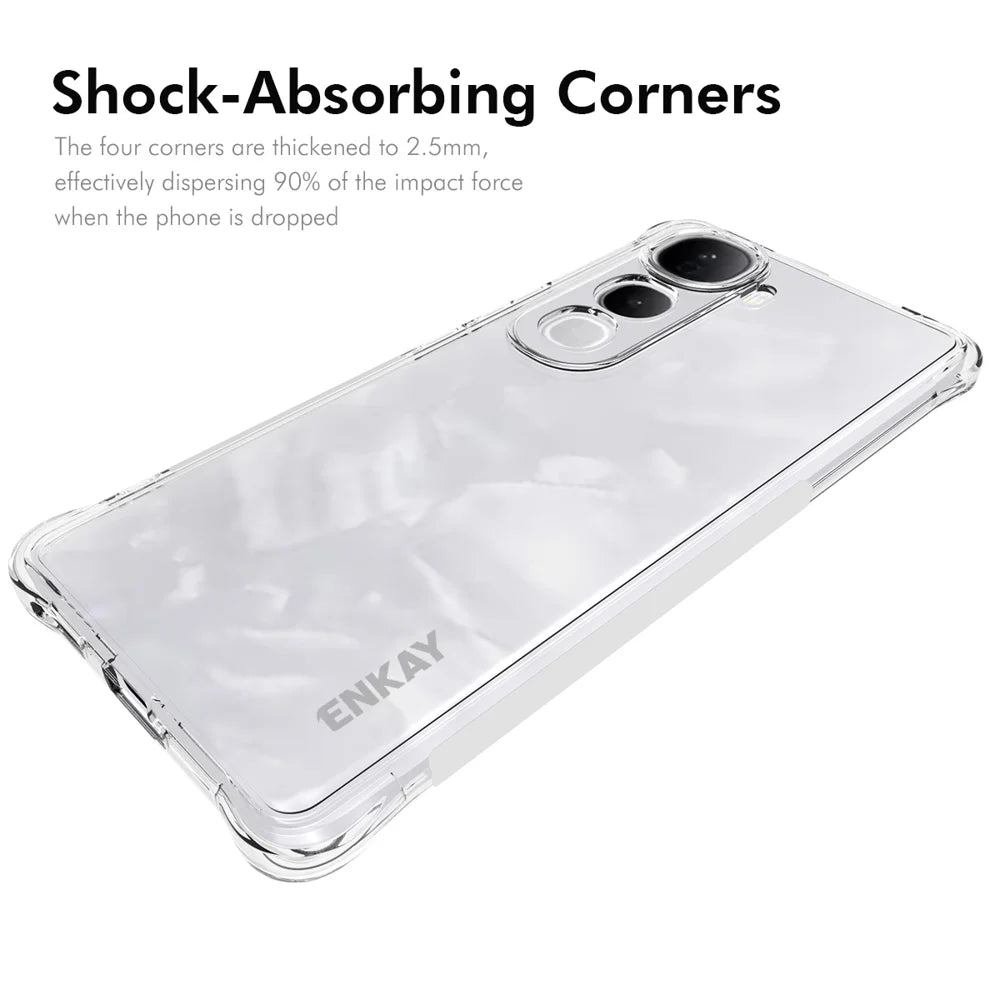 ENKAY HAT PRINCE For vivo Y400 Pro 5G Clear Phone Case   Shockproof Anti-slip TPU Cover - Transparent - 2