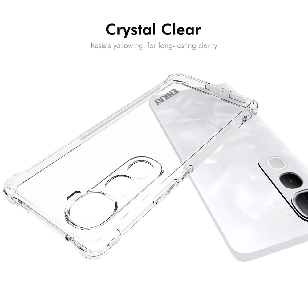 ENKAY HAT PRINCE For vivo Y400 Pro 5G Clear Phone Case   Shockproof Anti-slip TPU Cover - Transparent - 5