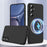 For Samsung Galaxy S25 FE Magnetic Case Anti-Drop Liquid Silicone Phone Cover - Black - 1