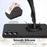 For Samsung Galaxy S25 FE Magnetic Case Anti-Drop Liquid Silicone Phone Cover - Black - 5