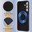 For Samsung Galaxy S25 FE Magnetic Case Anti-Drop Liquid Silicone Phone Cover - Black - 7