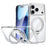 SULADA For iPhone 17 Pro Magnetic Case with Kickstand TPU + PC Clear Phone Cover - 1