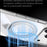 SULADA For iPhone 17 Pro Magnetic Case with Kickstand TPU + PC Clear Phone Cover - 7
