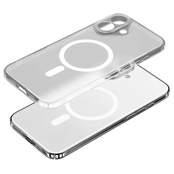 SULADA For iPhone 17 Case Compatible with MagSafe PC+TPU Matte Translucent Back Cover - 1