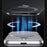 SULADA For iPhone 17 Pro Case Compatible with MagSafe Kickstand PU + PC Phone Cover Carbon Fiber Texture - Blue - 7