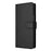 For Samsung Galaxy Z Fold7 5G Wallet Case RFID Blocking Calf Texture Leather Stand Phone Cover with Strap - Black - 2