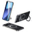 SULADA For iPhone 17 Pro MaxCase Compatible with MagSafe Kickstand PU + PC Phone Cover Carbon Fiber Texture - Black - 1