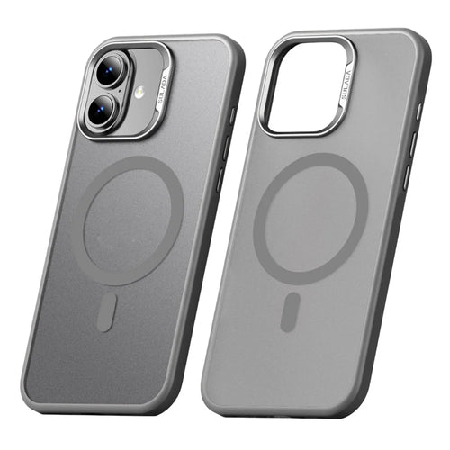 SULADA For iPhone 17 Case Compatible with MagSafe PC + TPU Phone Cover - Titanium Grey - 1