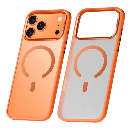 SULADA For iPhone 17 Pro Case Compatible with MagSafe PC + TPU Phone Cover - Orange - 1
