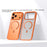 SULADA For iPhone 17 Pro Max Case Compatible with MagSafe PC + TPU Phone Cover - Orange - 2