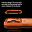 SULADA For iPhone 17 Pro Max Case Compatible with MagSafe PC + TPU Phone Cover - Orange - 5