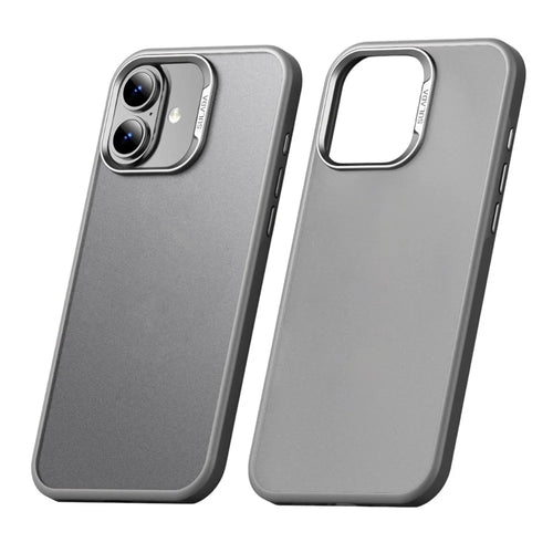 SULADA For iPhone 17 Case PC+TPU Shockproof Matte Phone Protector Cover - Titanium Grey - 1