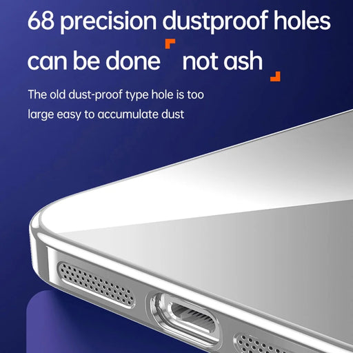 SULADA For iPhone 17 Case Ultra Thin Electroplated TPU Clear Phone Cover - Silver - 2