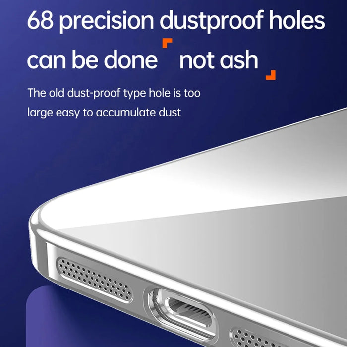 SULADA For iPhone 17 Case Ultra Thin Electroplated TPU Clear Phone Cover - Silver - 2