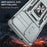 For Samsung Galaxy A03s (164.2mm) Hybrid Hard PC Soft TPU Case Kickstand Back Shell with Camera Cover - Grey - 2