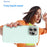For iPhone 16 Pro Max Case Compatible with MagSafe Ultra Thin Liquid Silicone + PC Phone Cover - Glacier Blue - 5
